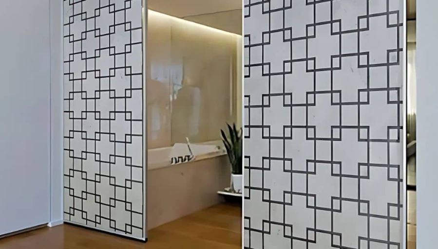 Ứng dụng công nghệ tạo kính mờ khắc hoa văn