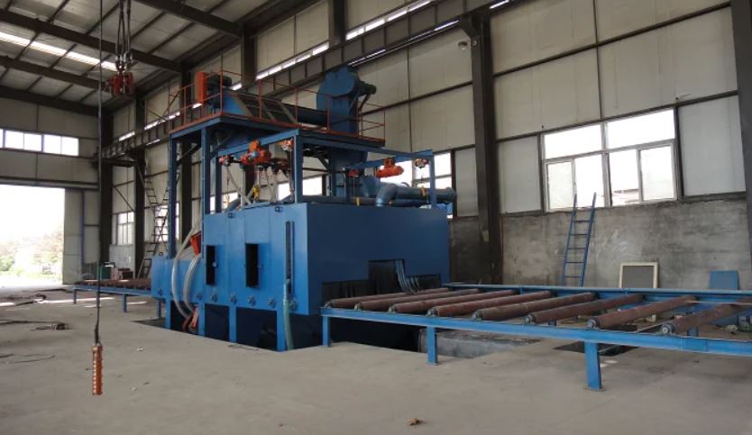 Quy trình hoạt động của máy phun bi hiệu suất cao