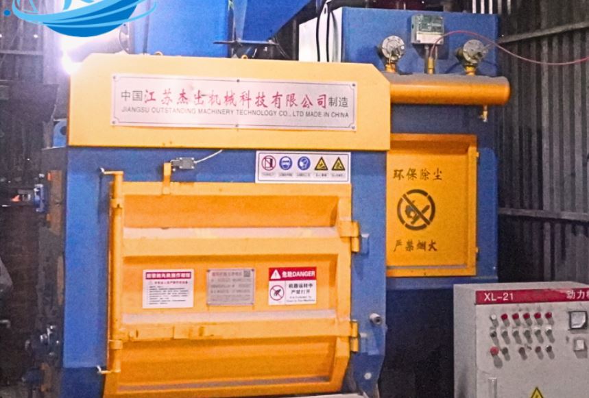 Ứng dụng thực tế của máy phun bi thùng quay