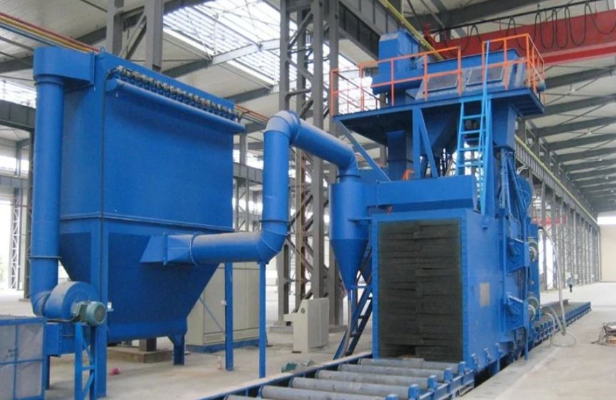 Đôi nét về công nghệ xử lý bề mặt dầm thép tự động