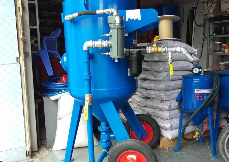 Lợi ích khi sử dụng cối phun cát di động