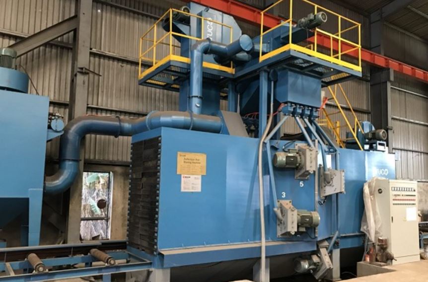 Giới thiệu về máy phun bi làm sạch rỉ sét cho các ngành