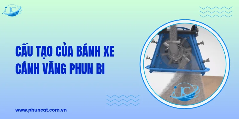 Cấu tạo của bánh xe cánh văng phun bi Cấu tạo của bánh xe cánh văng phun bi