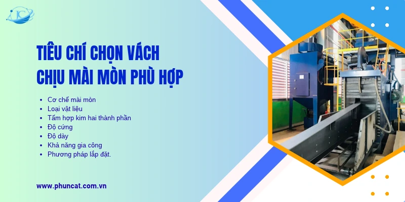 Cách chọn vách chịu mài mòn phù hợp