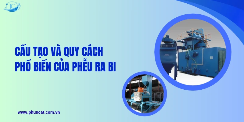 Cấu tạo và quy cách phổ biến của phễu ra bi