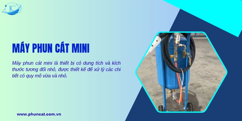 Máy phun cát mini được thiết kế để xử lý các chi tiết có quy mô vừa và nhỏ Máy phun cát mini được thiết kế để xử lý các chi tiết có quy mô vừa và nhỏ