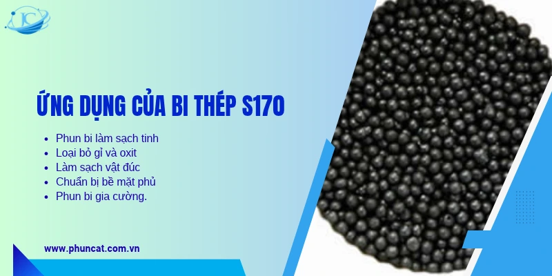 Ứng dụng của bi thép S170 trong công nghiệp Ứng dụng của bi thép S170 trong công nghiệp