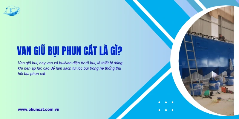 Van giũ bụi là thiết bị dùng khí nén áp lực cao làm sạch túi lọc bụi trong hệ thống thu hồi bụi phun cát Van giũ bụi là thiết bị dùng khí nén áp lực cao làm sạch túi lọc bụi trong hệ thống thu hồi bụi phun cát