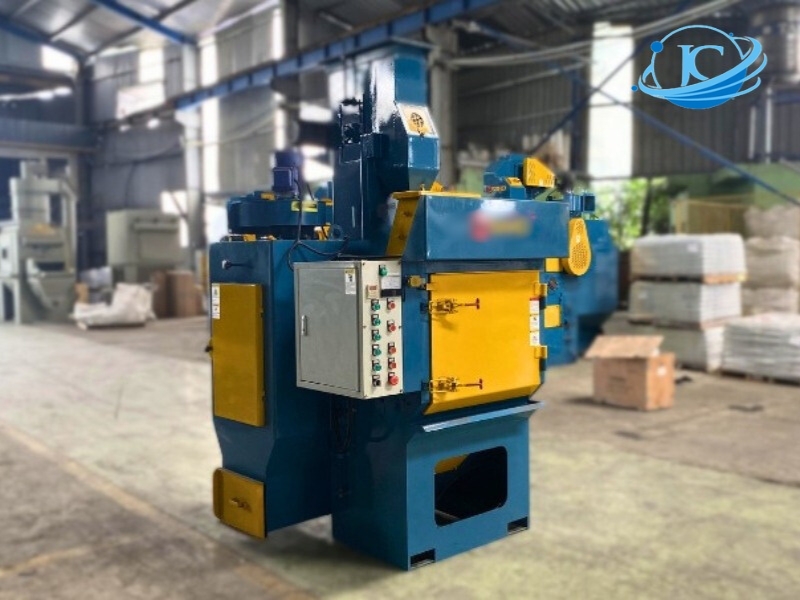 Máy phun bi dạng băng tải