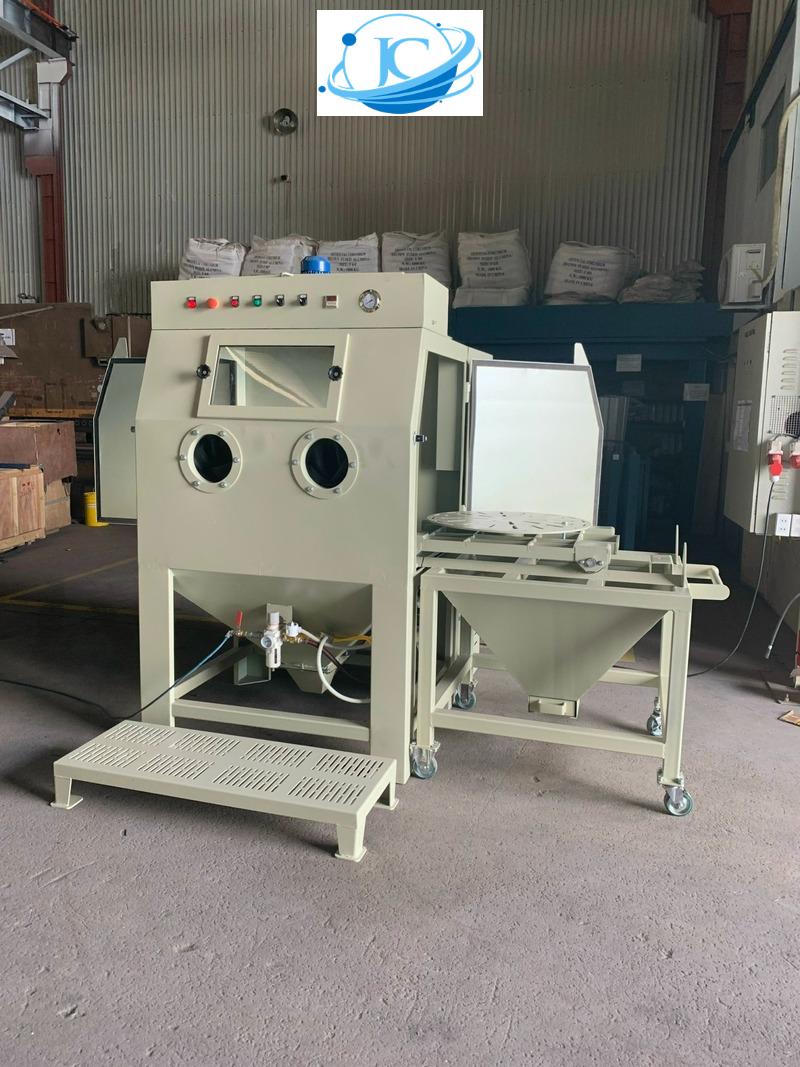 máy phun bi làm sạch vật đúc
