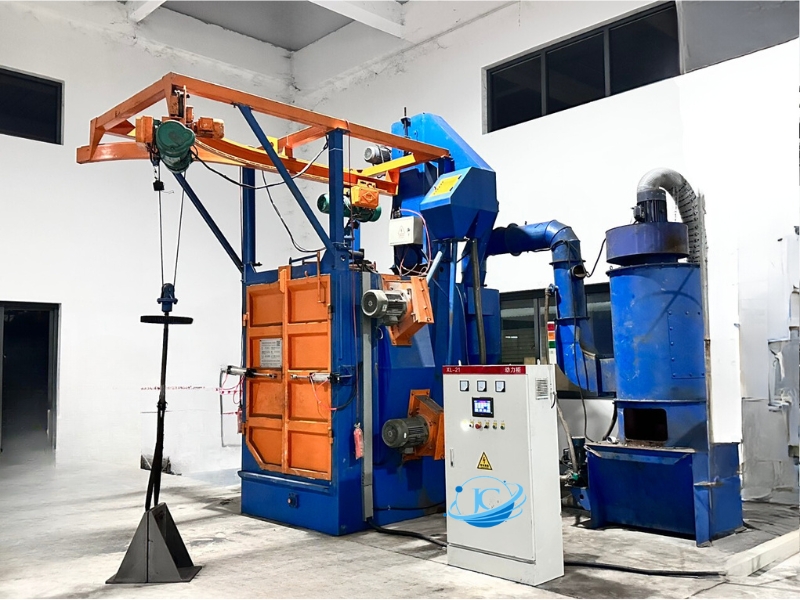 Chi tiết các loại máy phun bi tại JieChu Việt Nam