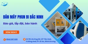 Bán máy phun bi Bắc Ninh: Báo giá, lắp đặt, bảo hành